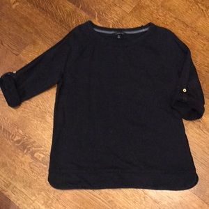 Lands' End 3/4 Sleeve Sweatershirt